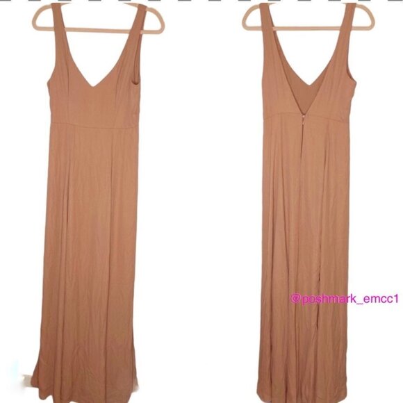 Show Me Your Mumu Jenn Maxi Dress Gown Blush Mauve - Picture 5 of 11